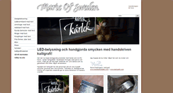 Desktop Screenshot of marieofsweden.shop.textalk.se